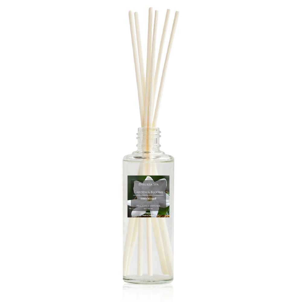 ก้านไม้หอมปรับอากาศ PHRUKSA SPA รีฟิล ขนาด 100 มล.  กลิ่น GARDENIA BLOOMS